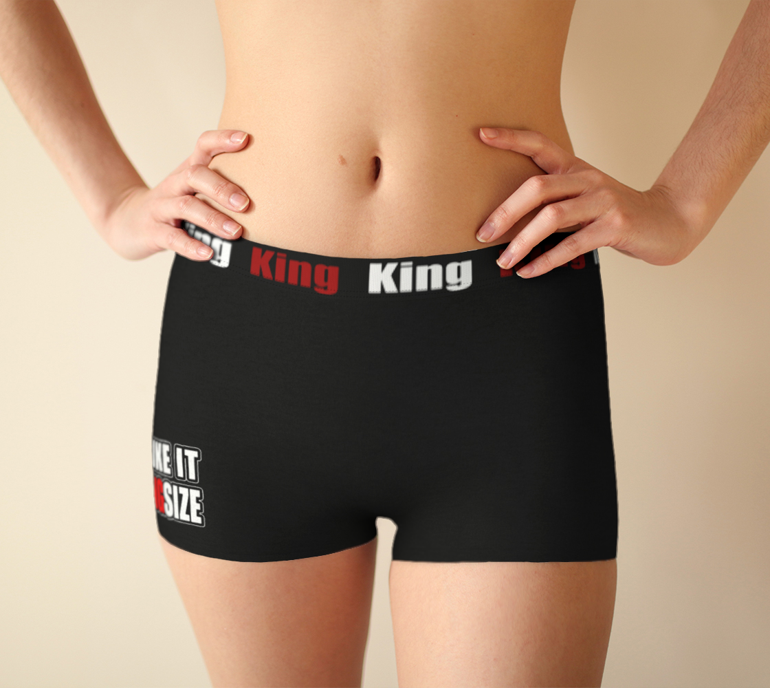 Girlshorts Little Black Crown - I Like It KingSize preview #1