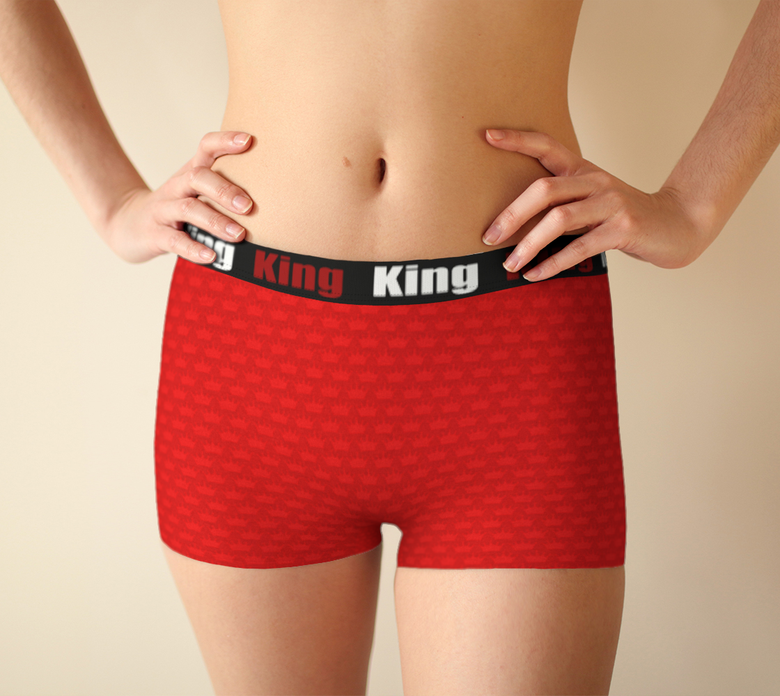 Aperçu de King - Little crown - Red - Girlshorts #1