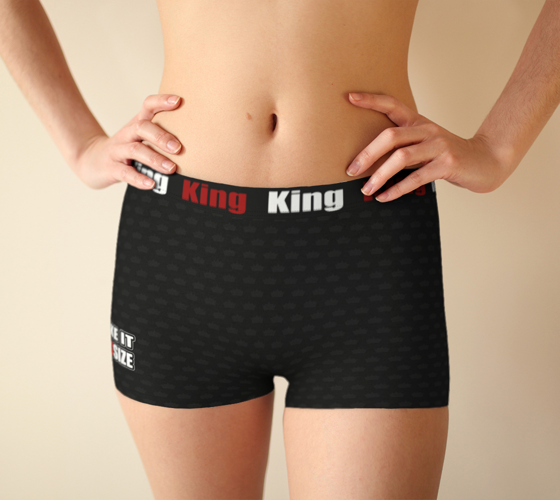 I like it KingSize - Black - Girlshorts preview #1