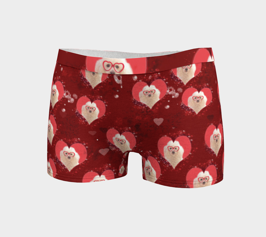 Poodle dog hearts Boyshorts preview #3