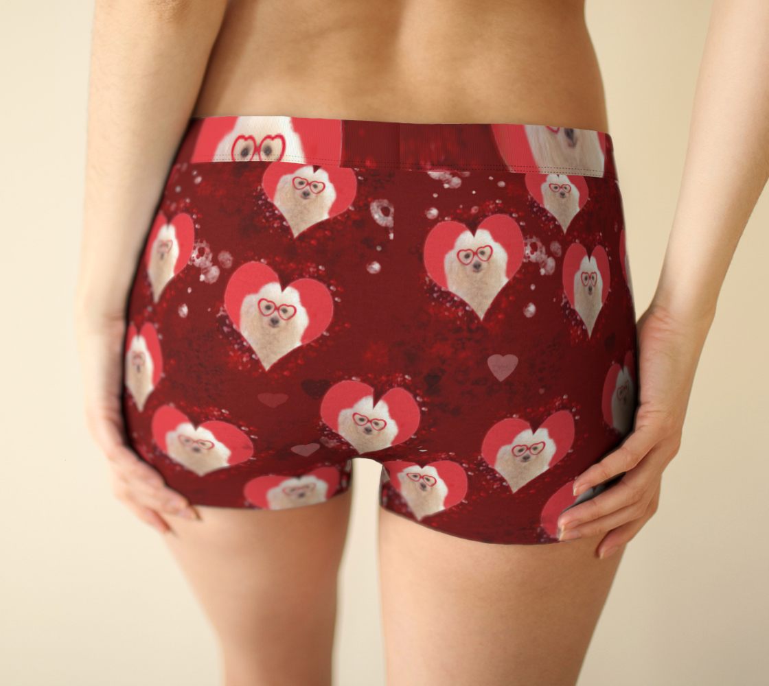 Poodle dog hearts Boyshorts preview #2