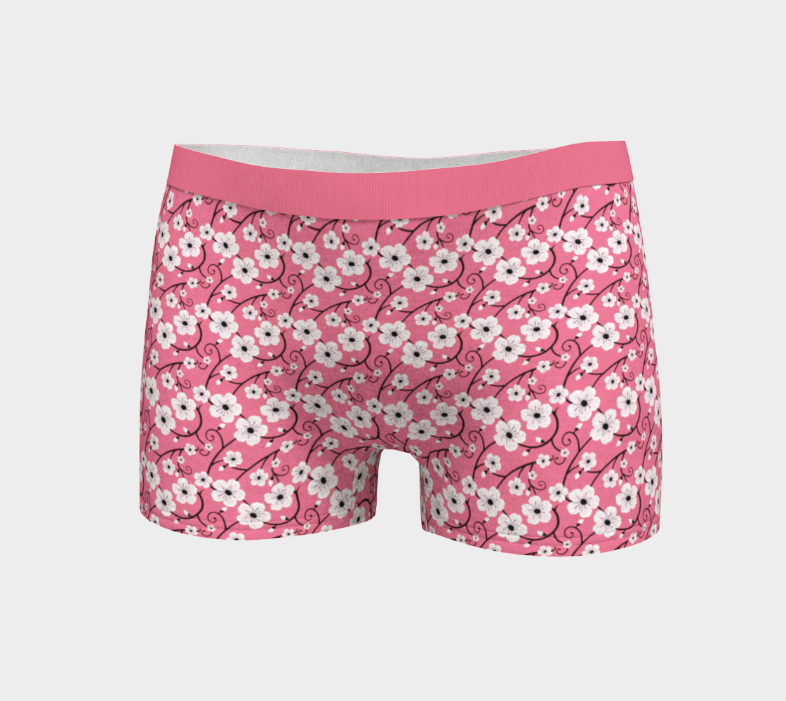 Spring Flower Hibiscus Print Pink preview
