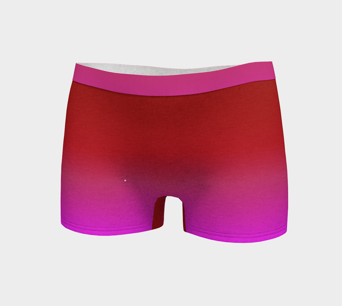 Aperçu de Red to Purple Blend Boyshorts, AWSM