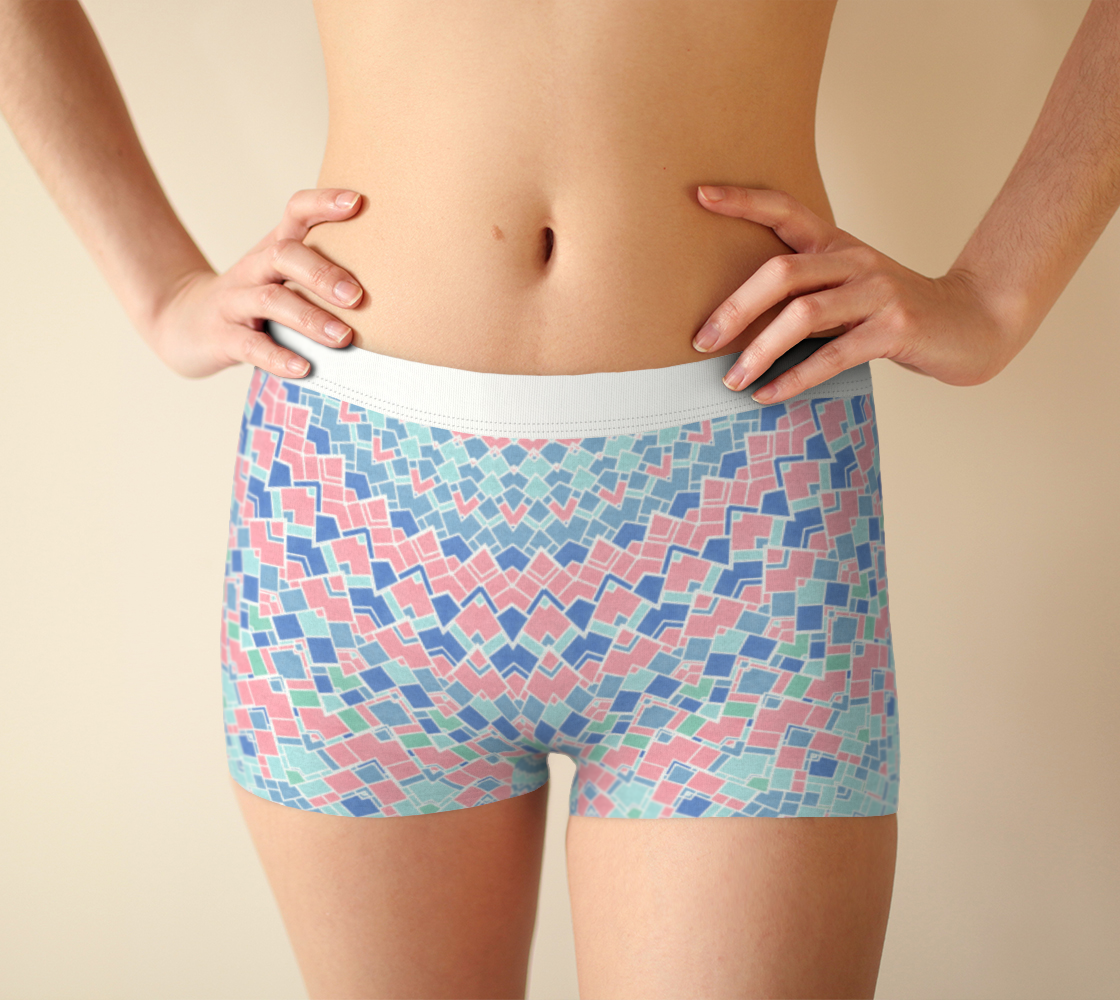 Groovy Boho Pastel Mondrian Mandala preview #1
