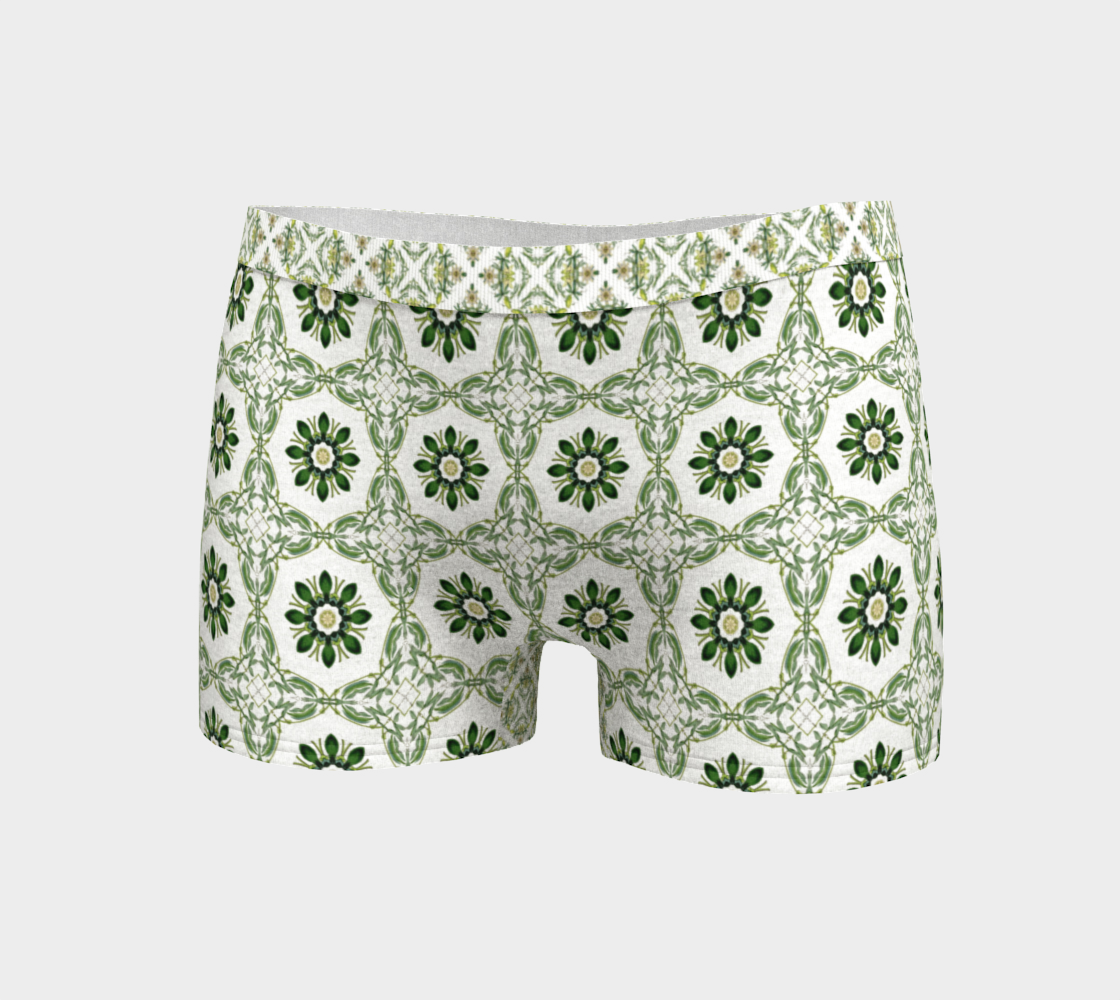 Green Floral Boyshorts preview
