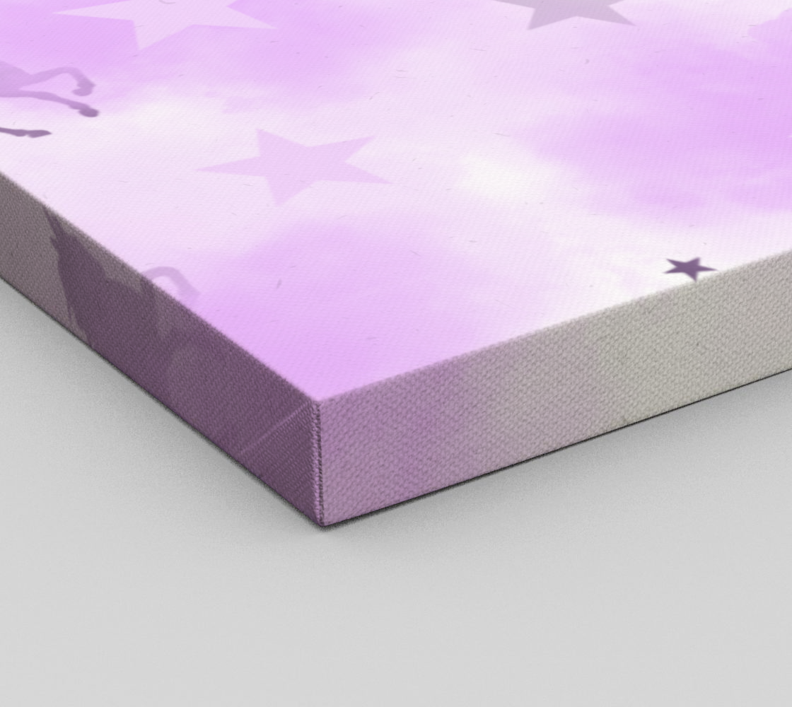 Mystical Dreams Unicorn Wall Canvas 32x24 preview #3