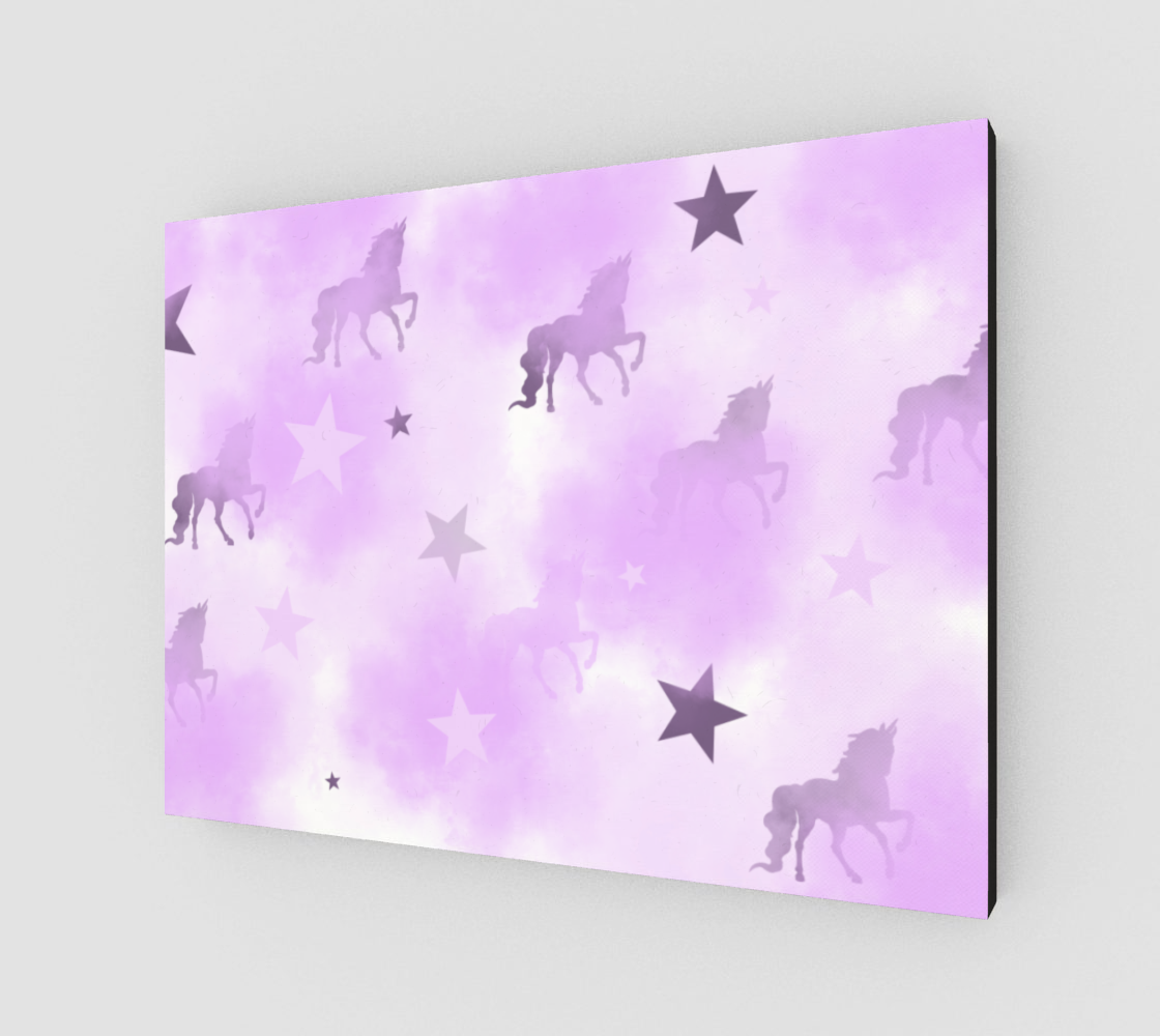 Mystical Dreams Unicorn Wall Canvas 32x24 preview #2