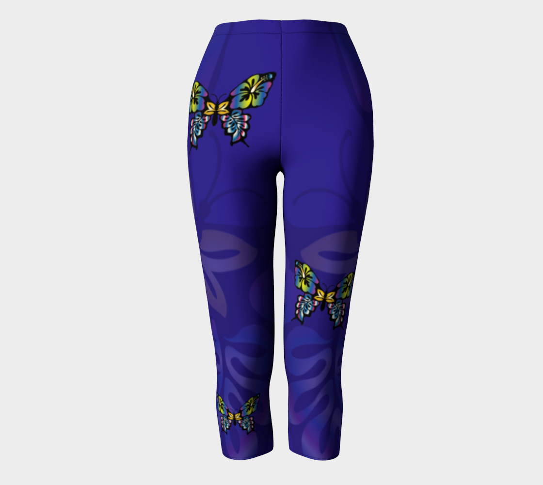 Hibiscus Butterfly Capris preview