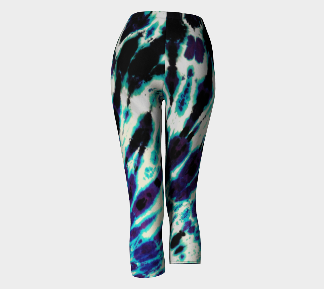 Tie Dye Capri Leggings preview #4
