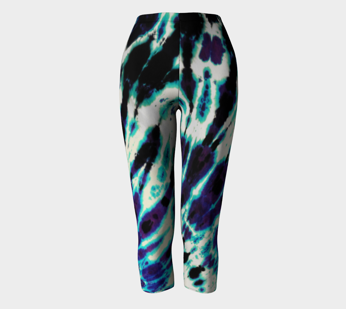 Tie Dye Capri Leggings preview #2