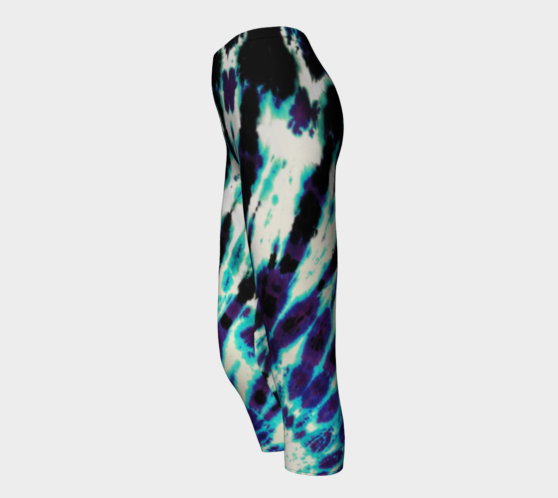 Tie Dye Capri Leggings preview #3