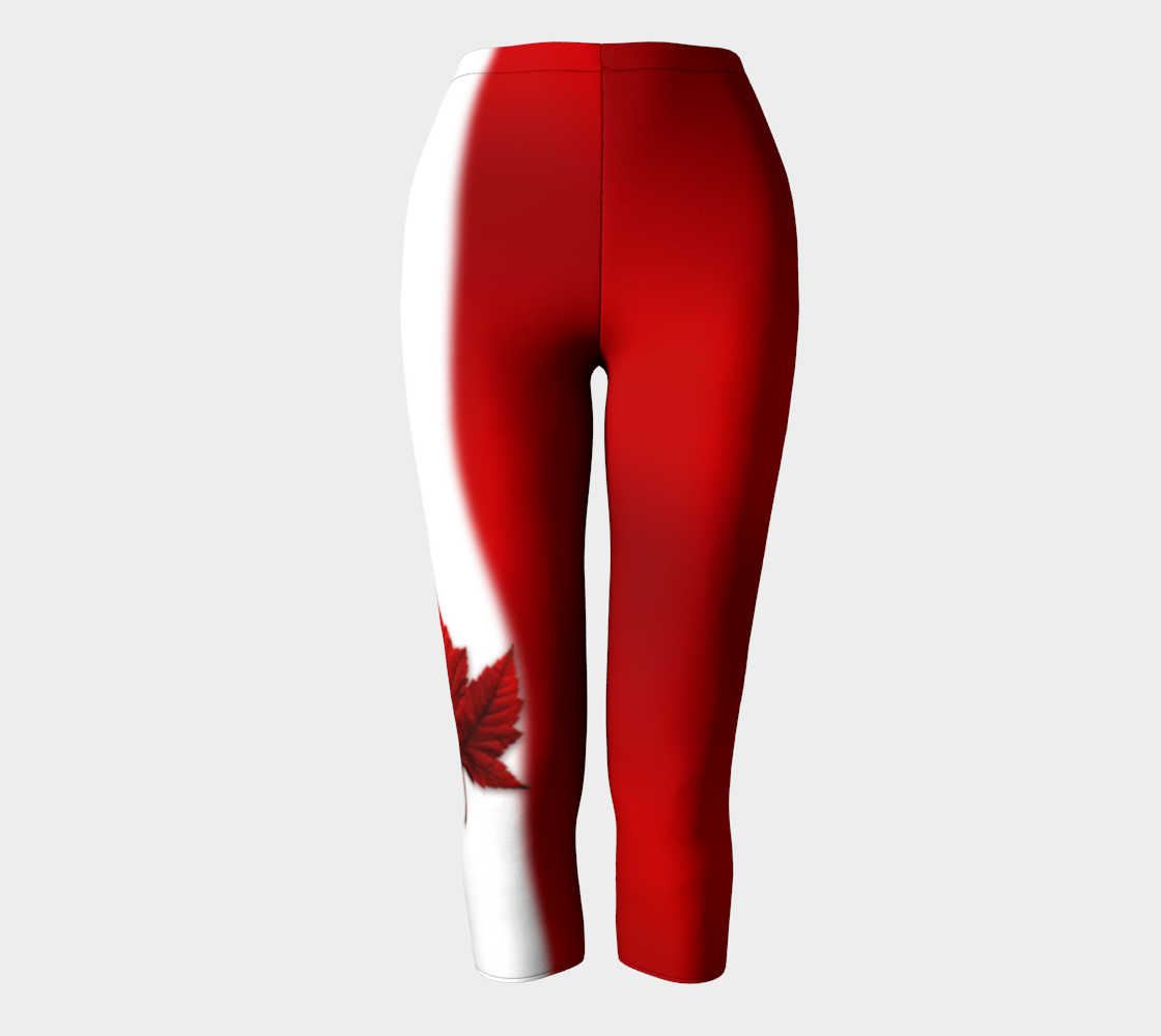 Canada Flag Capri Pants Canada Nickers preview