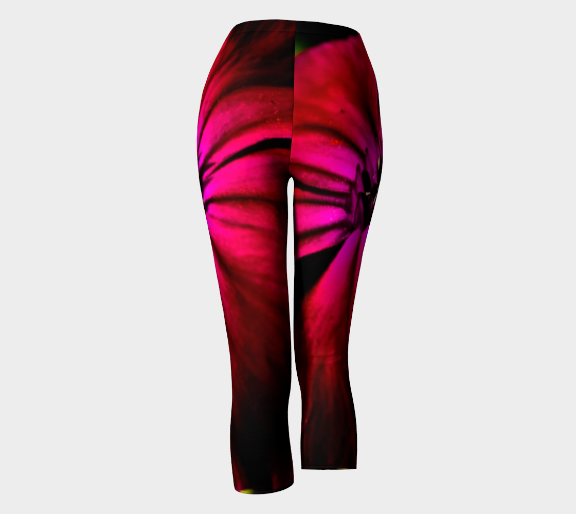 Purple Wild Flower Capris preview #4