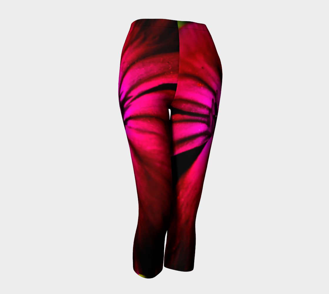 Purple Wild Flower Capris preview #1