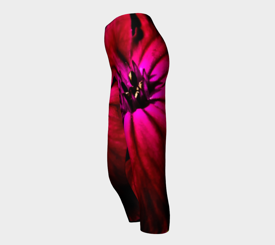 Purple Wild Flower Capris preview #3