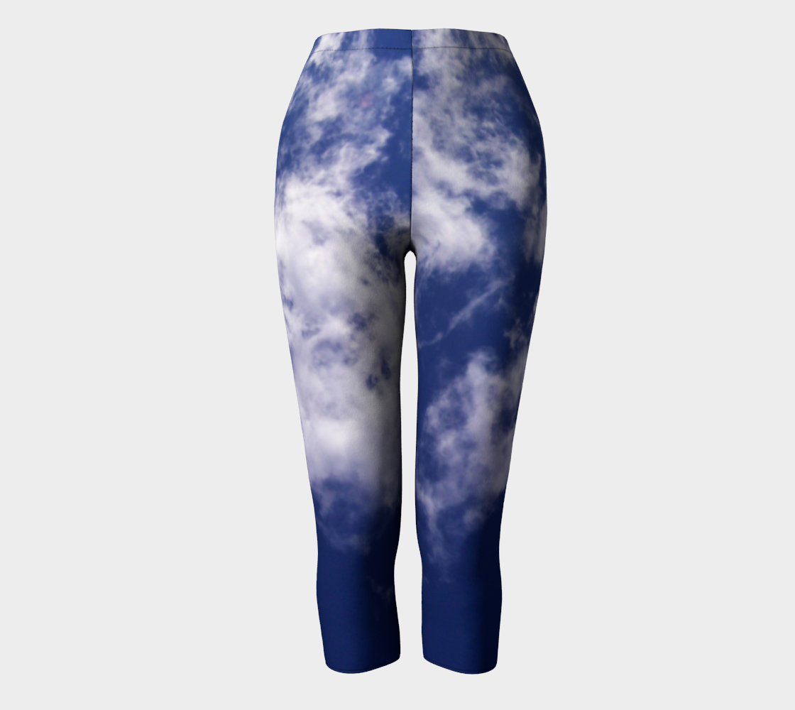 Pulled Cotton Clouds Capris preview