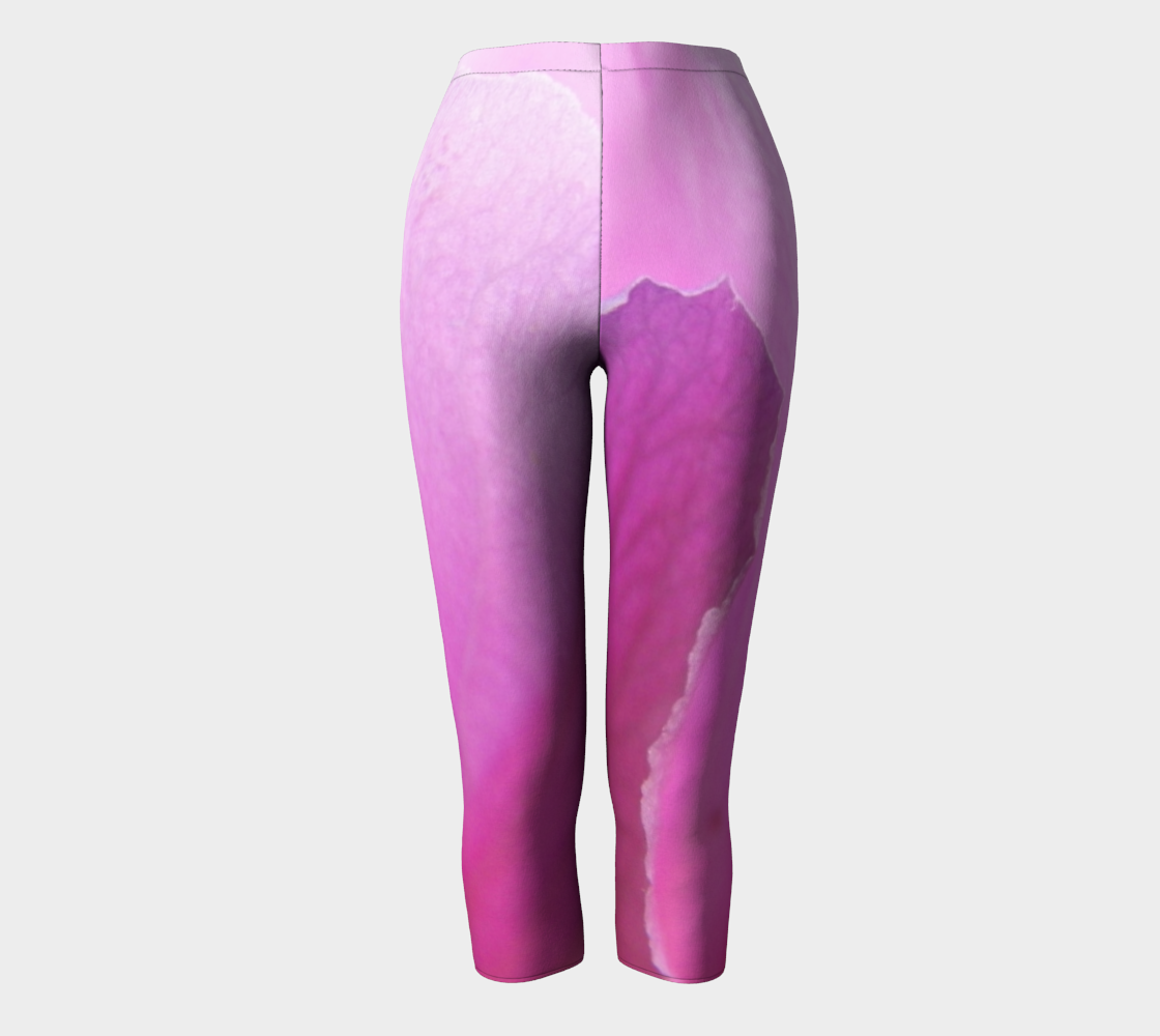 Faded Pink Rose of Sharon Capris preview