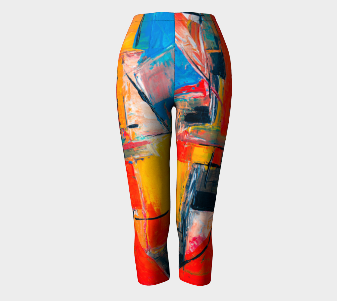 Abstract Art Capri pants preview