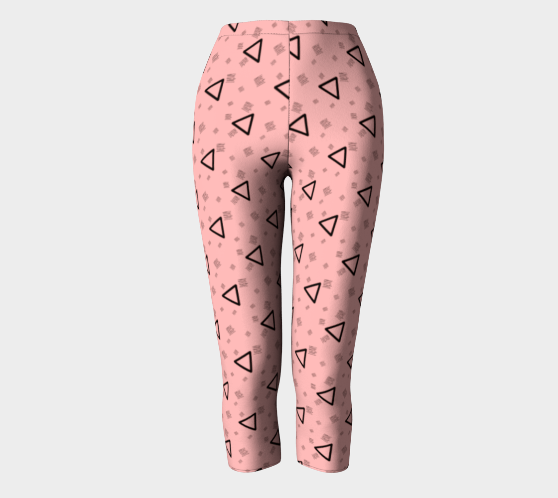 Triangles With Graffiti on Pink preview