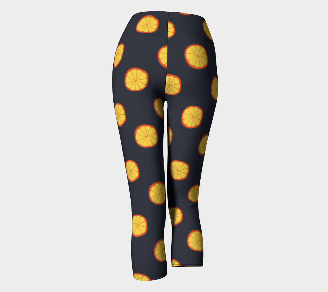 Orange Slices On Black preview #4