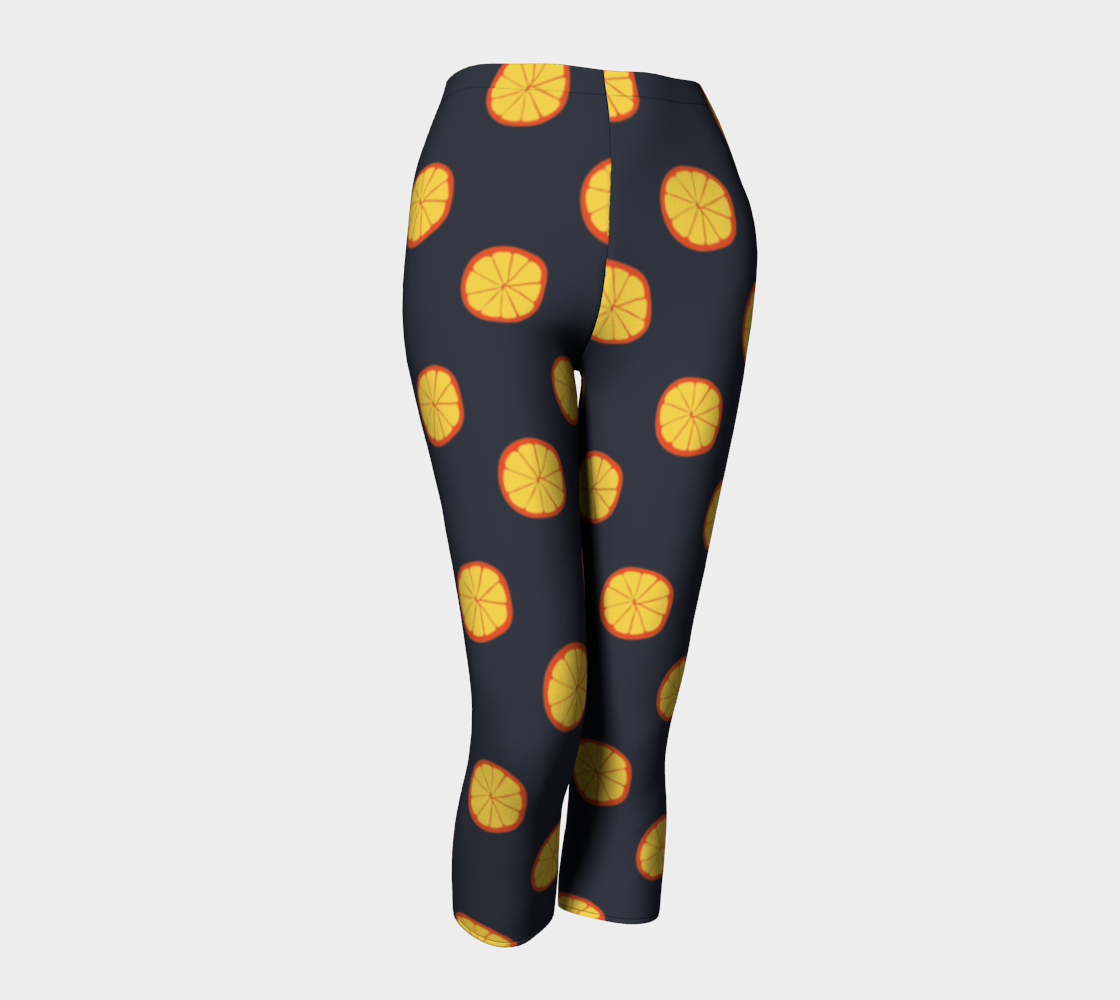Orange Slices On Black preview #1