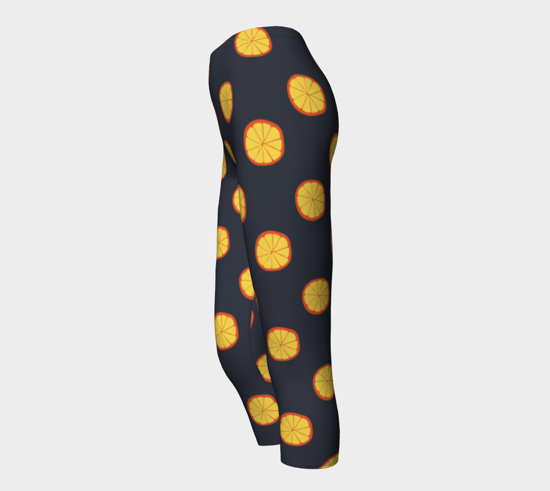 Orange Slices On Black preview #3