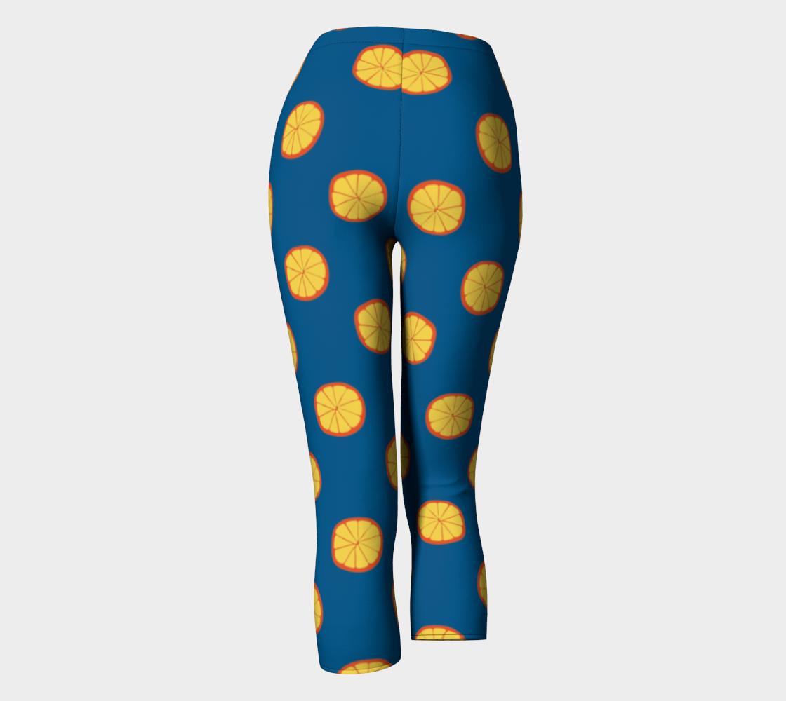 Orange Slices on Blue preview #4