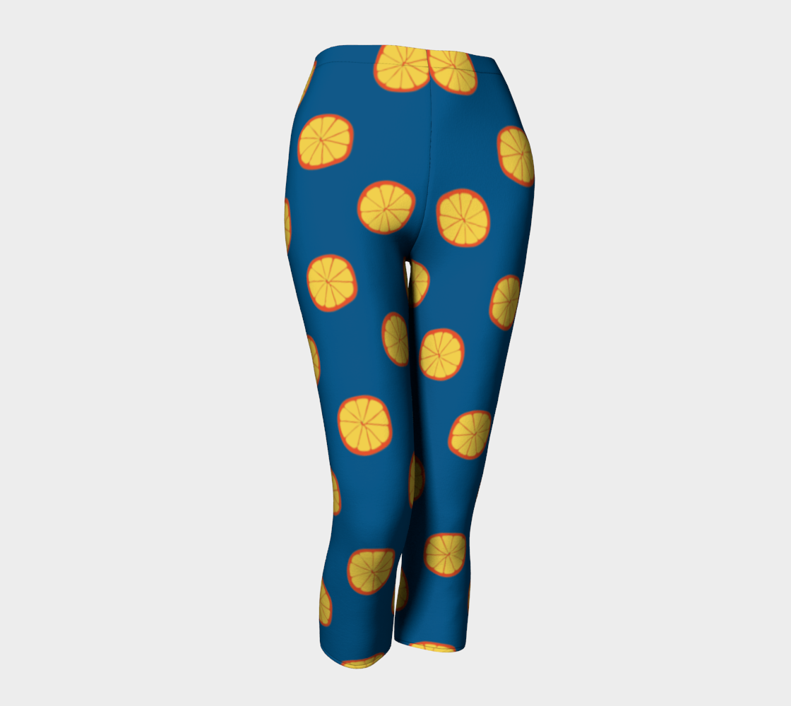 Orange Slices on Blue preview #1