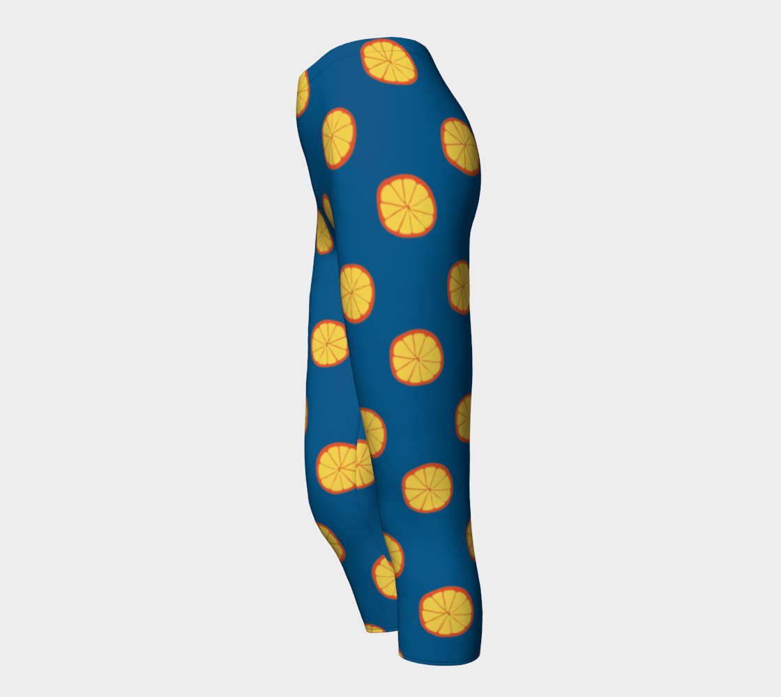 Orange Slices on Blue preview #3