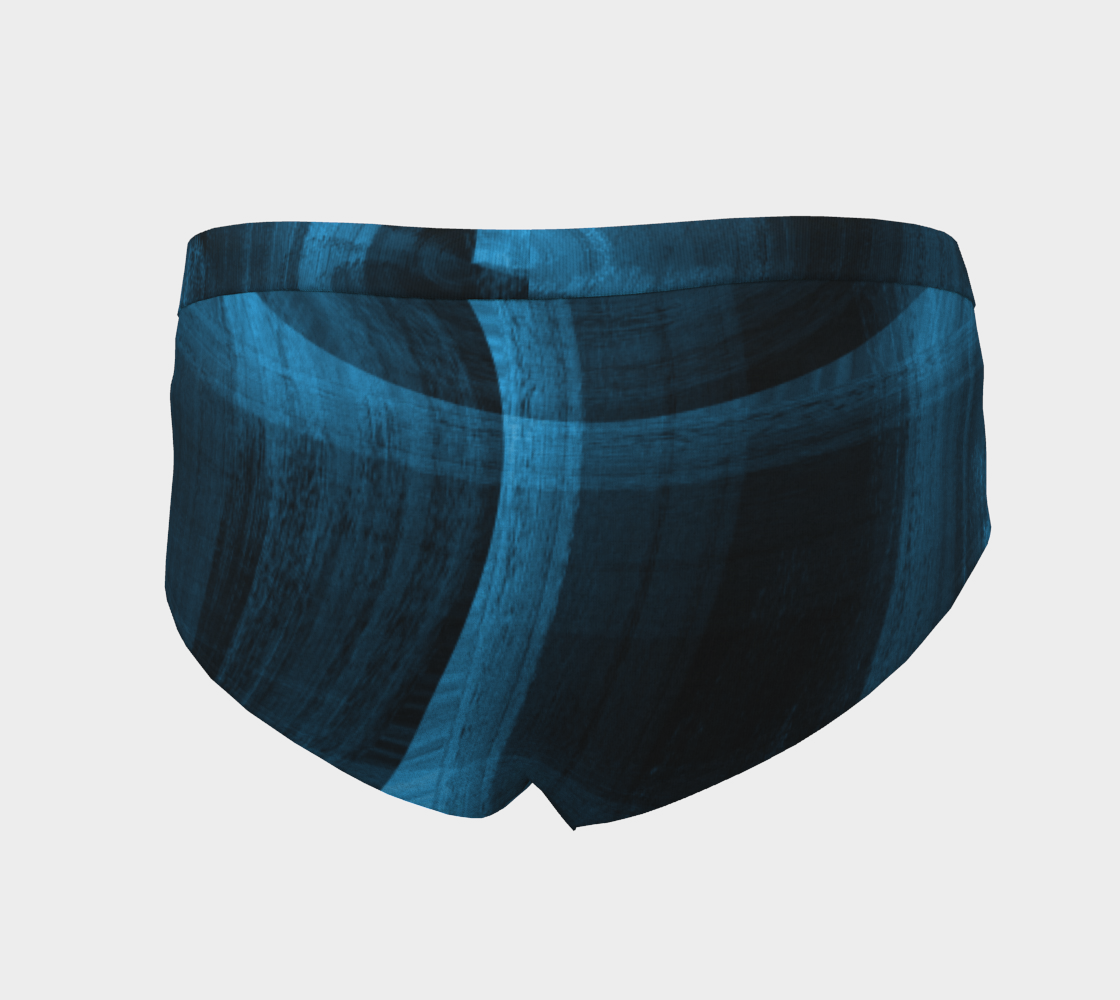 Bluish Black Hole Cheeky Briefs preview #4