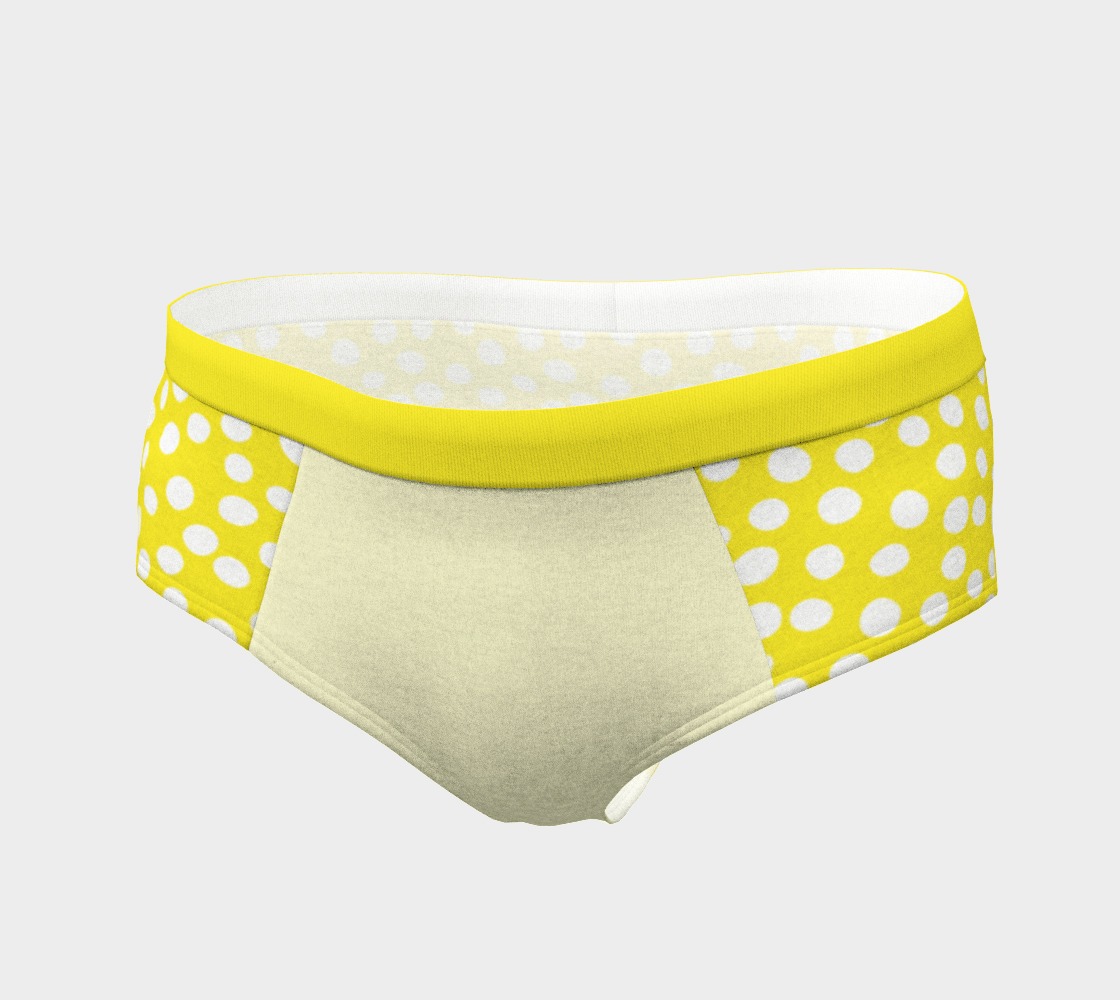 Aperçu de All About the Dots Cheeky Briefs - Yellow #3