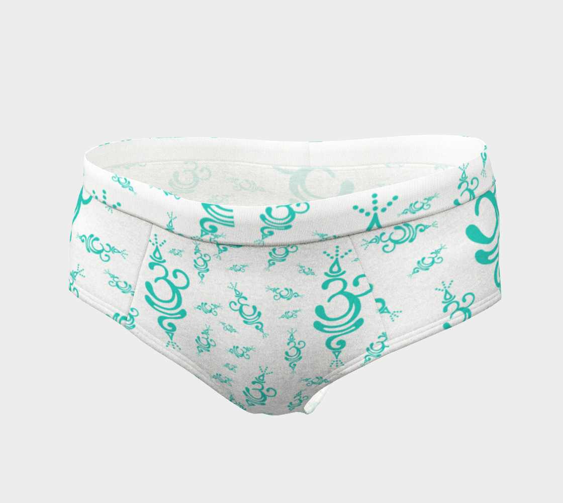Breathe Teal Cancer Cheeky Briefs  preview