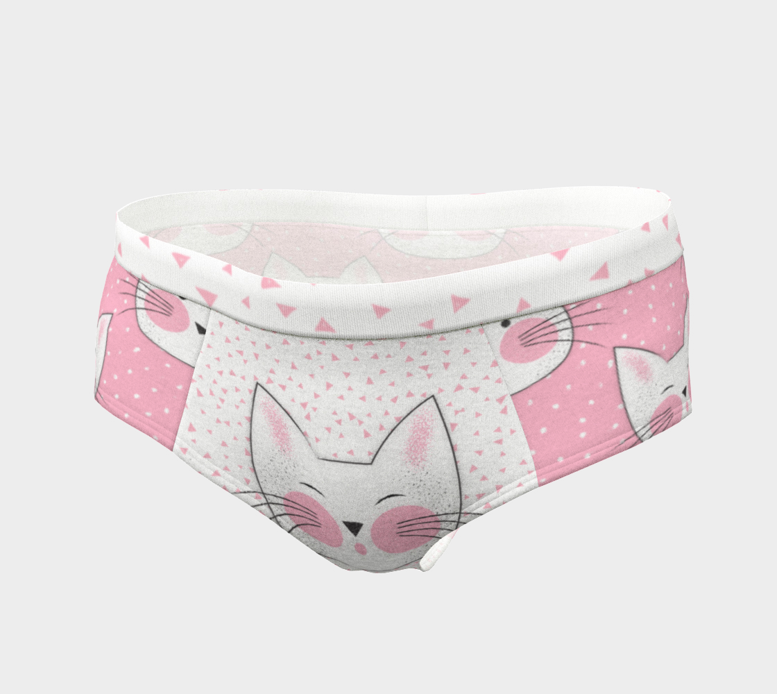Cute Kitty Cat Pink and White preview