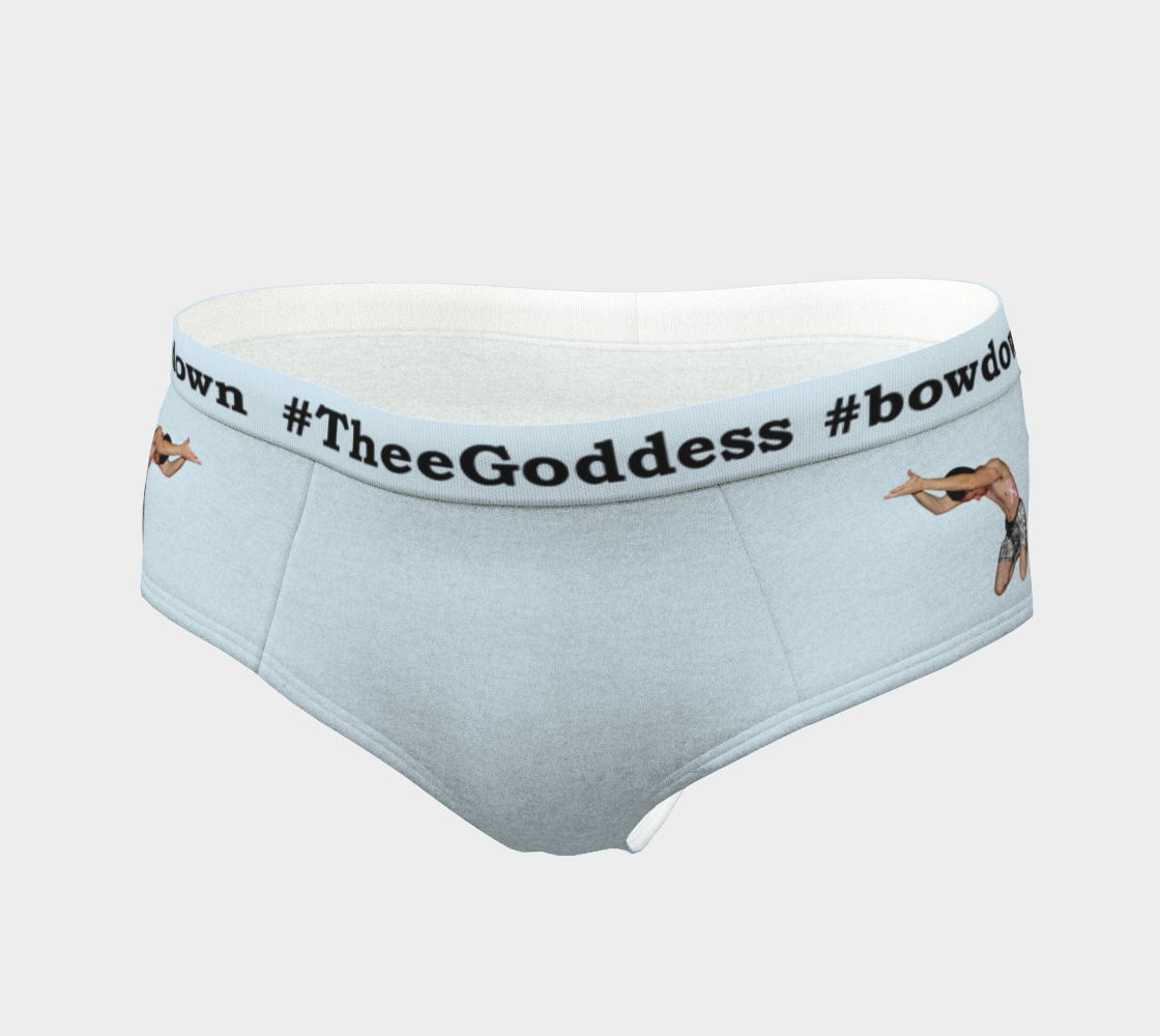 TheeGoddess Bowdown Irule Underwear (LIGHT GRAY) preview