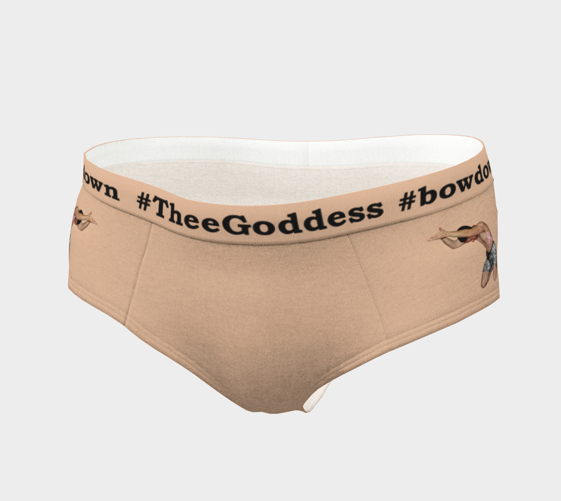 TheeGoddess Bowdown Irule Underwear (NUDE) preview