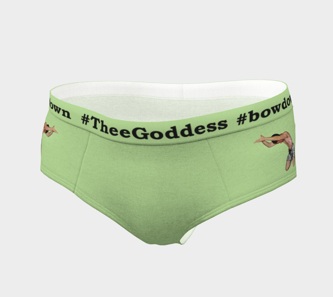 TheeGoddess Bowdown Irule Underwear (PALE GREEN) preview