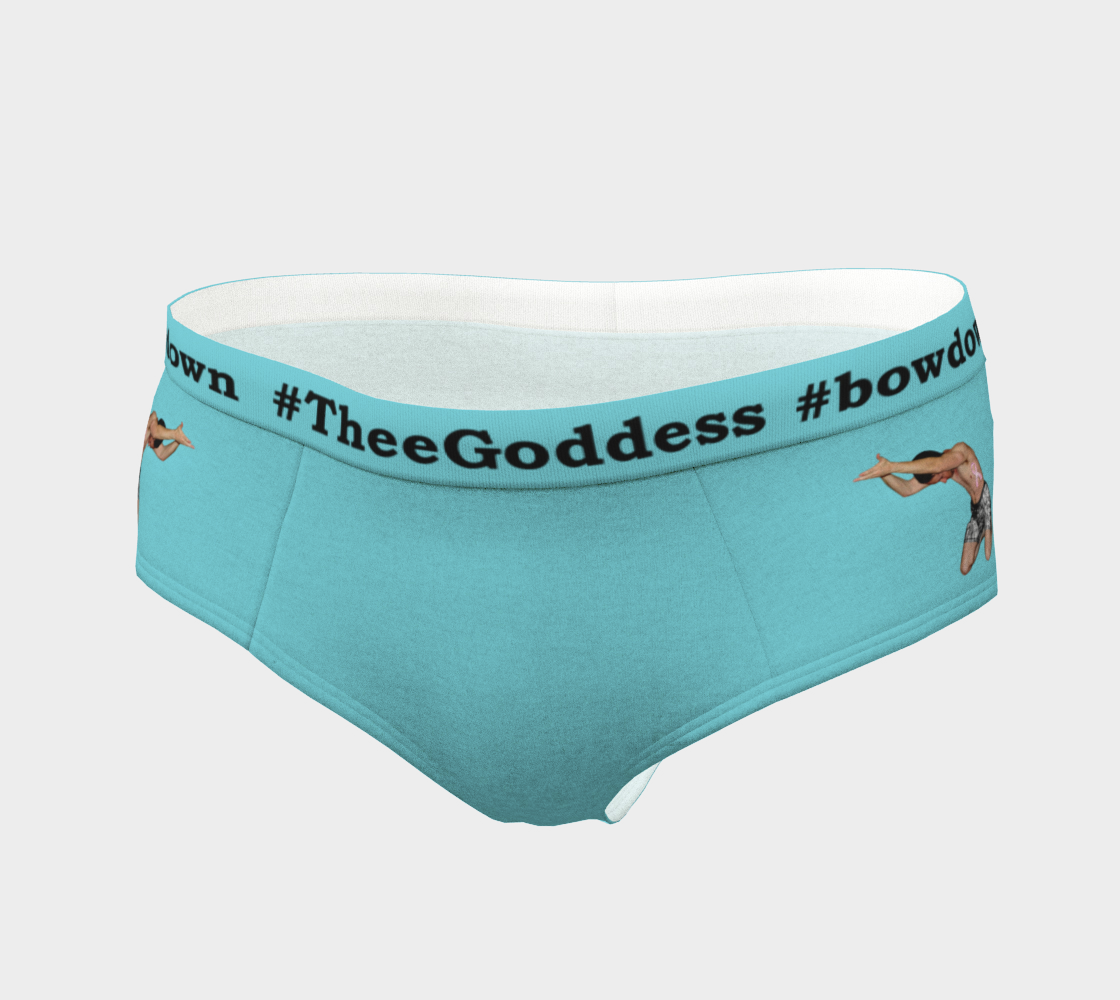 TheeGoddess Bowdown Irule Underwear (ROBIN EGG BLUE) preview