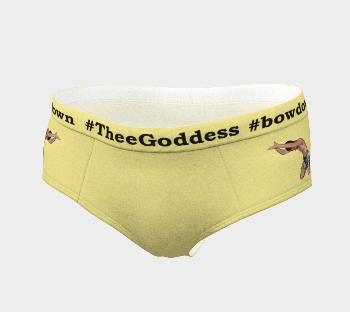 TheeGoddess Bowdown Irule Underwear (PALE YELLOW) preview