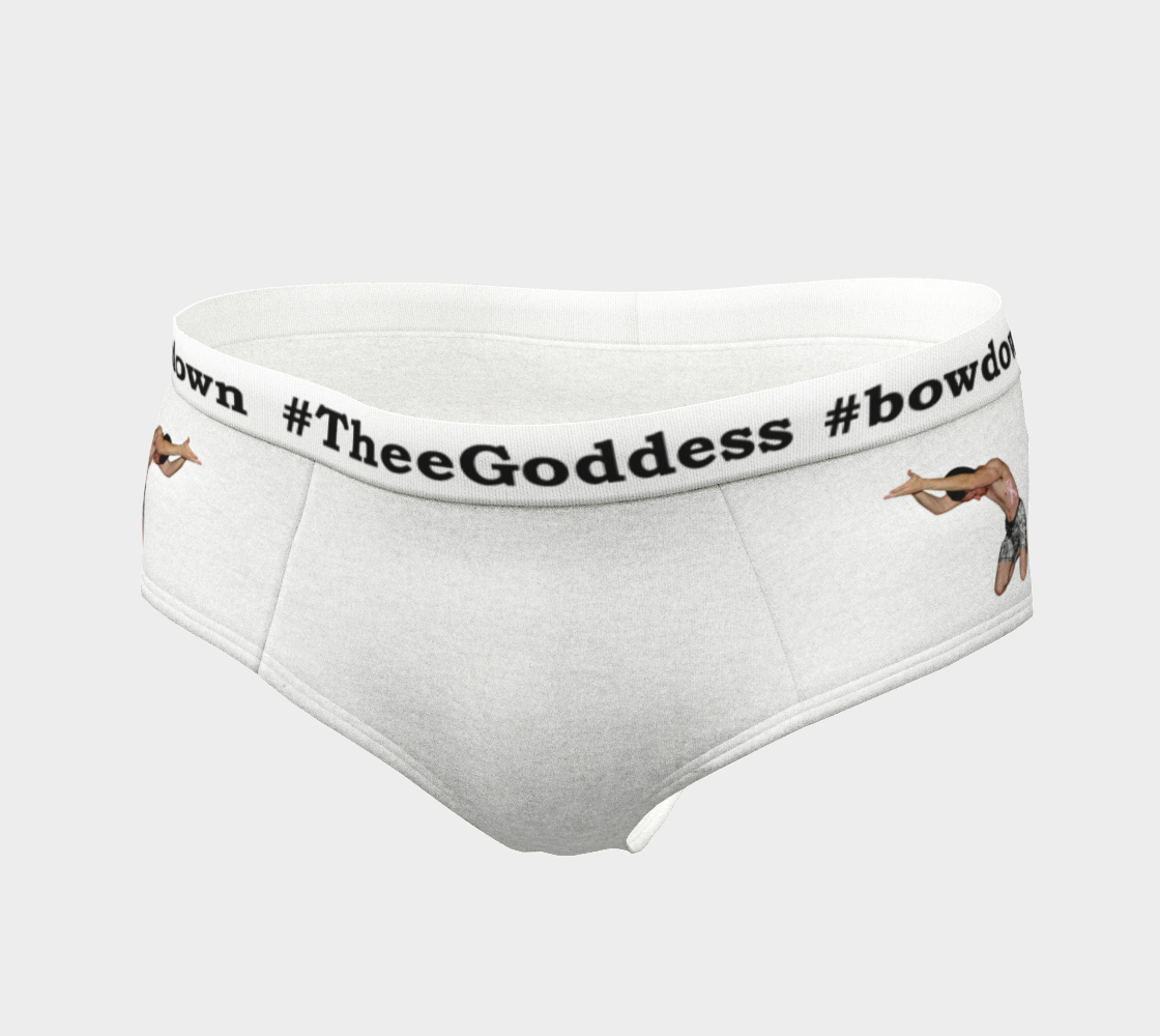 TheeGoddess Bowdown Irule Underwear (WHITE) preview
