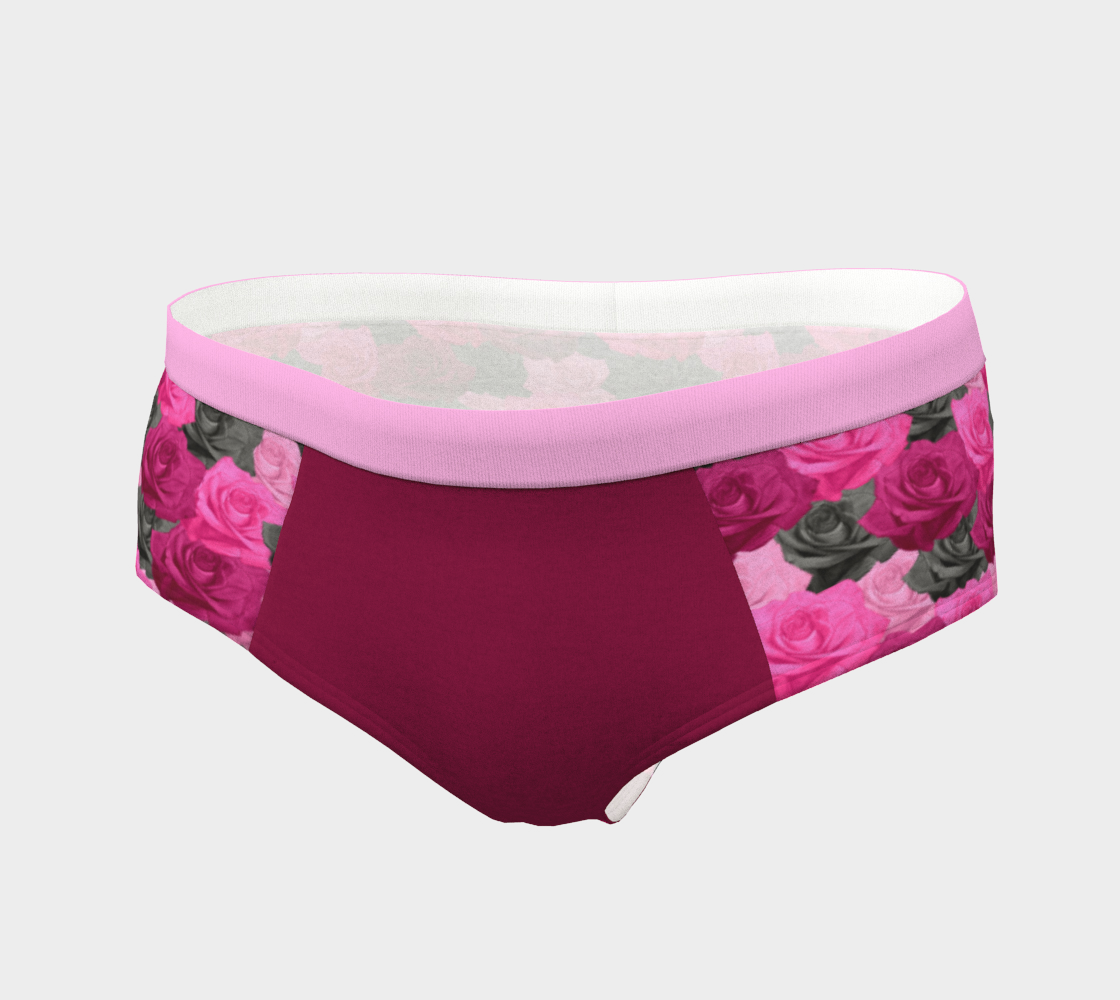 Pink Roses Cheeky Briefs preview