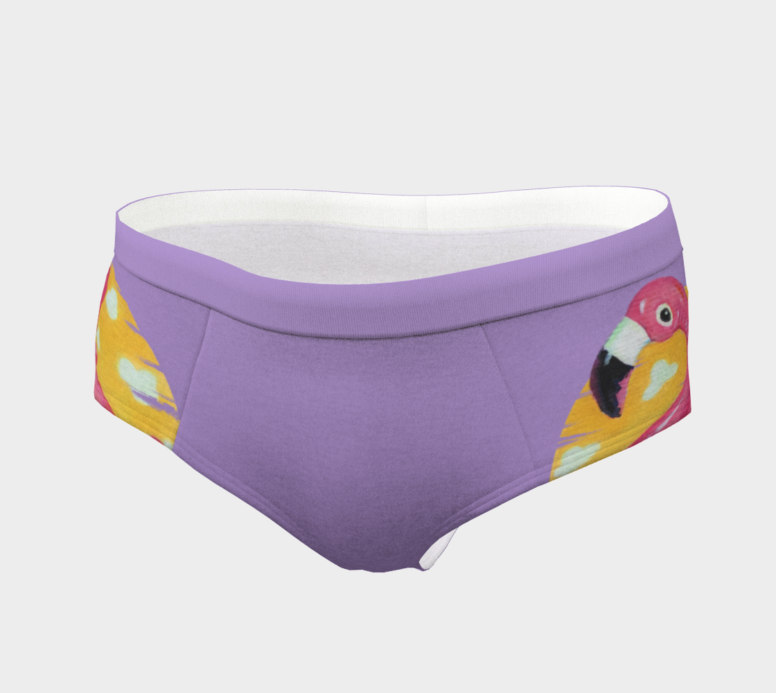 Flamingo Float Cheeky Briefs preview