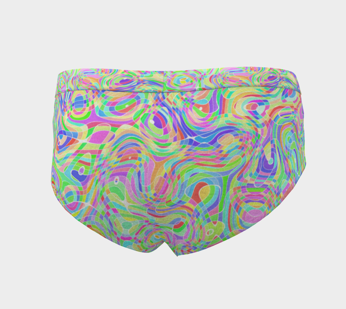 Colorful Swirly Trippy Rainbow Ripples preview #4