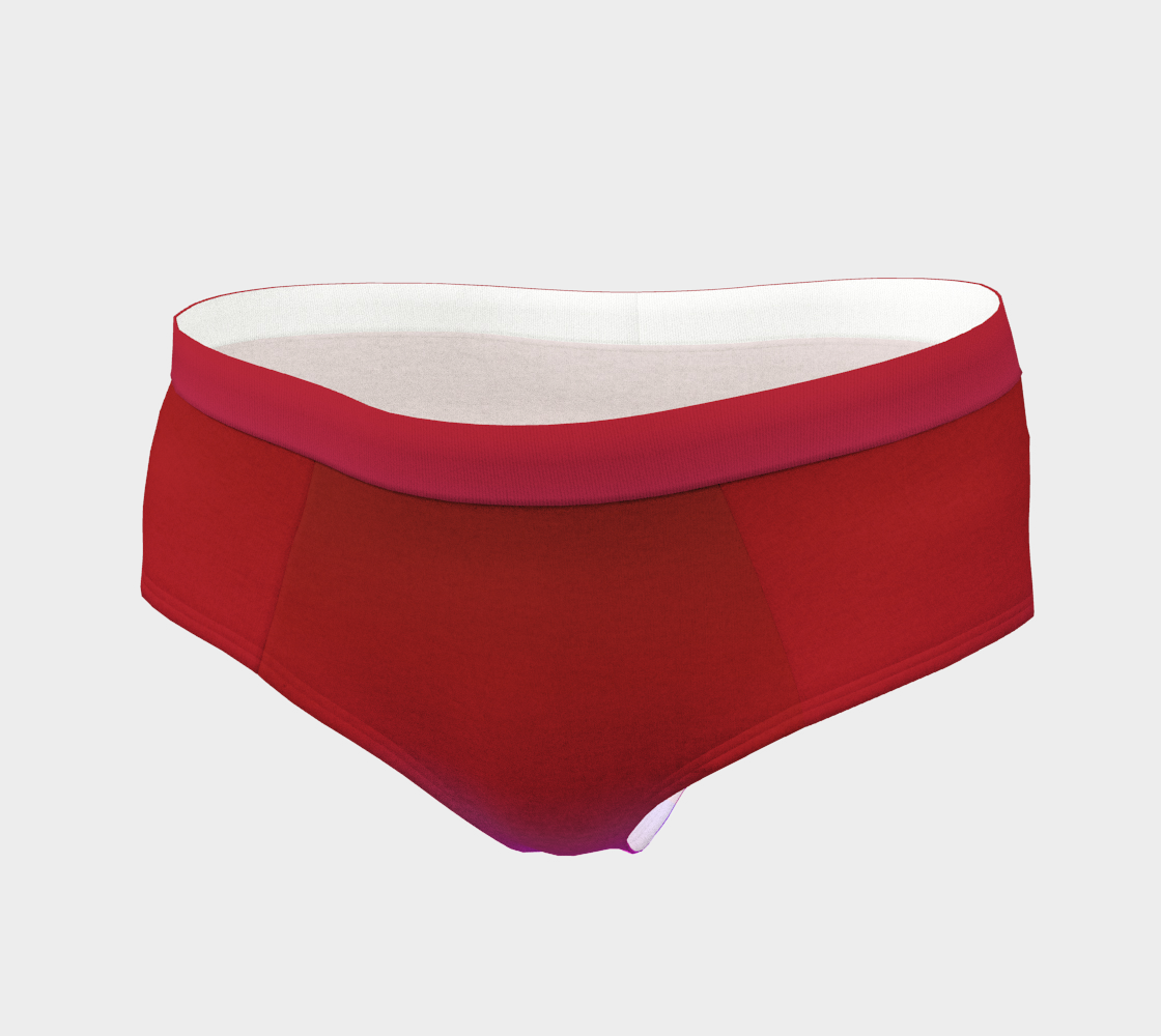 Aperçu de Red to Purple Blend Cheeky Briefs, AWSM