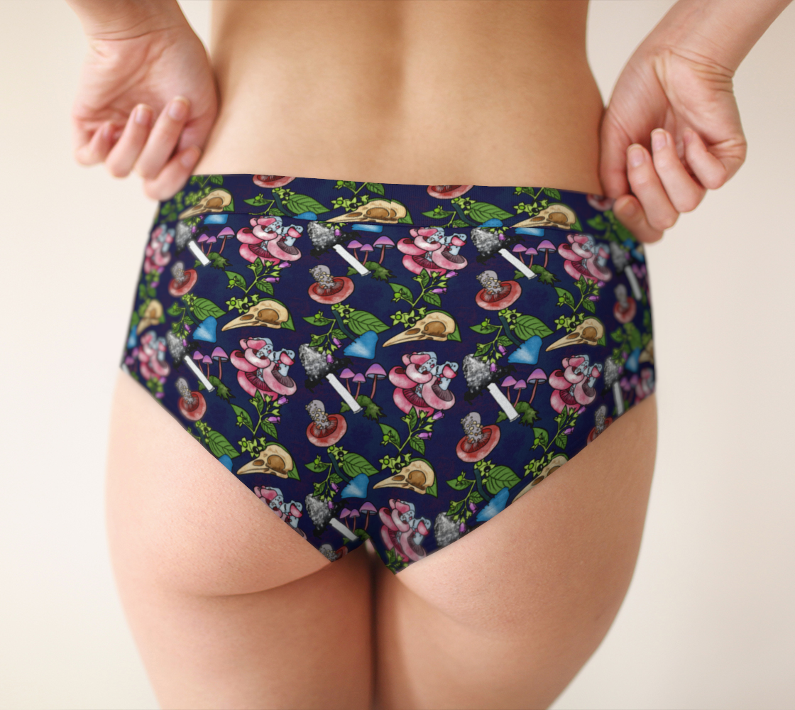 Botanist's Poisons Navy Panties preview #2