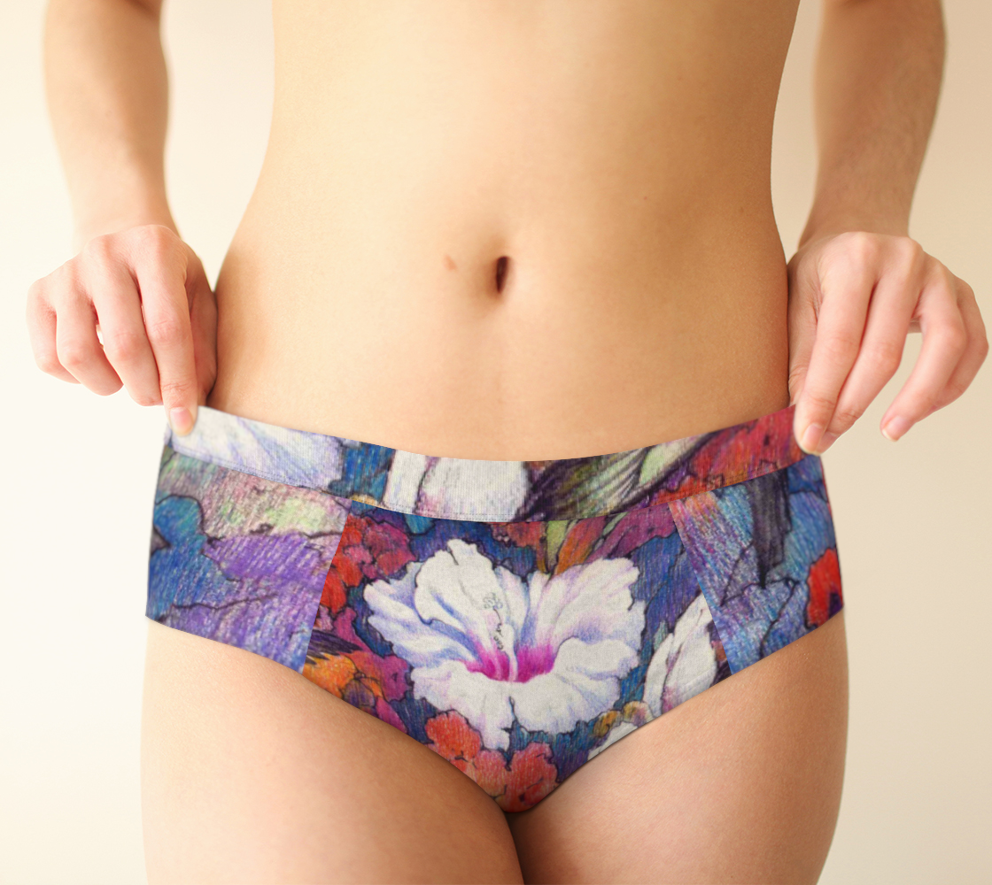 Suzanne's hummingbird cheeky shorts preview #1