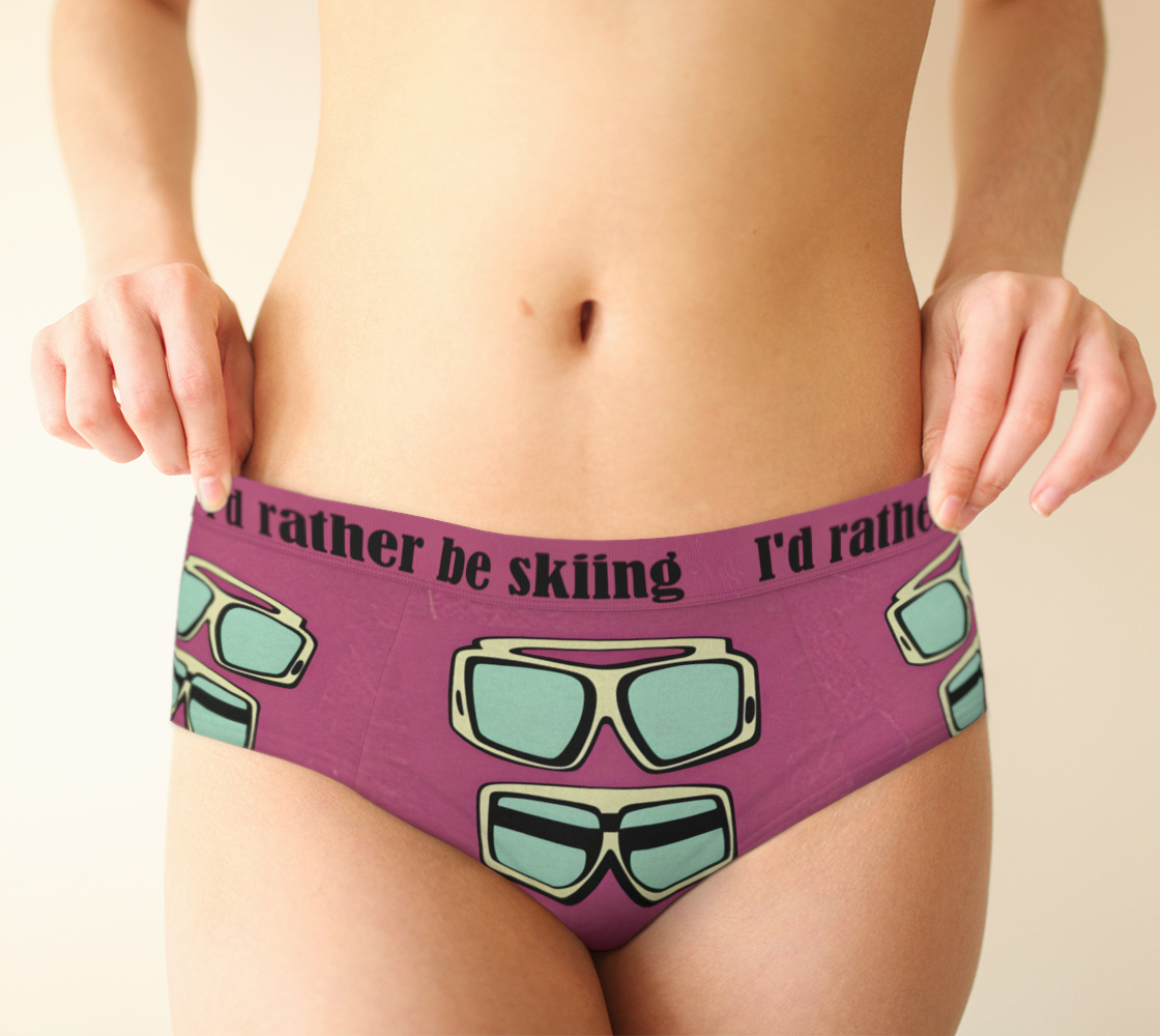 rather be skiing undies for her preview #1