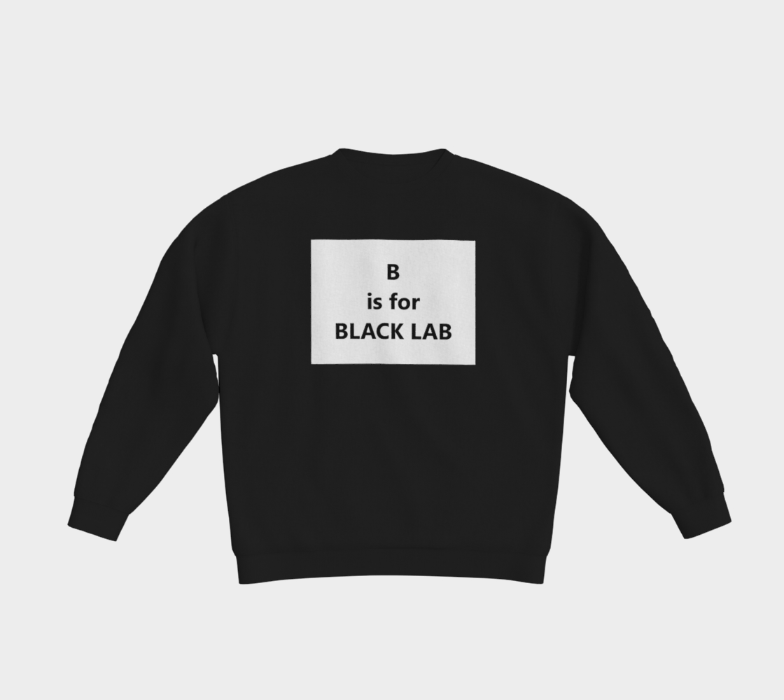 Labrador Retriever B is for black lab preview