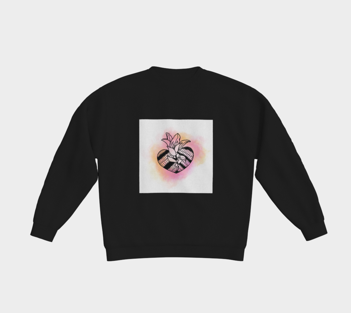 Heart with flower preview
