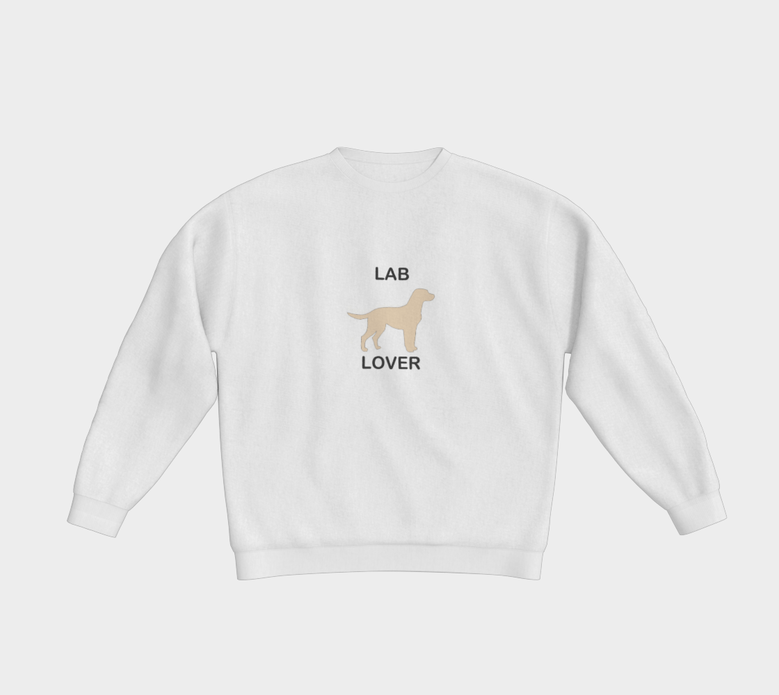 Labrador Retriever yellow lab lover with silhouette preview