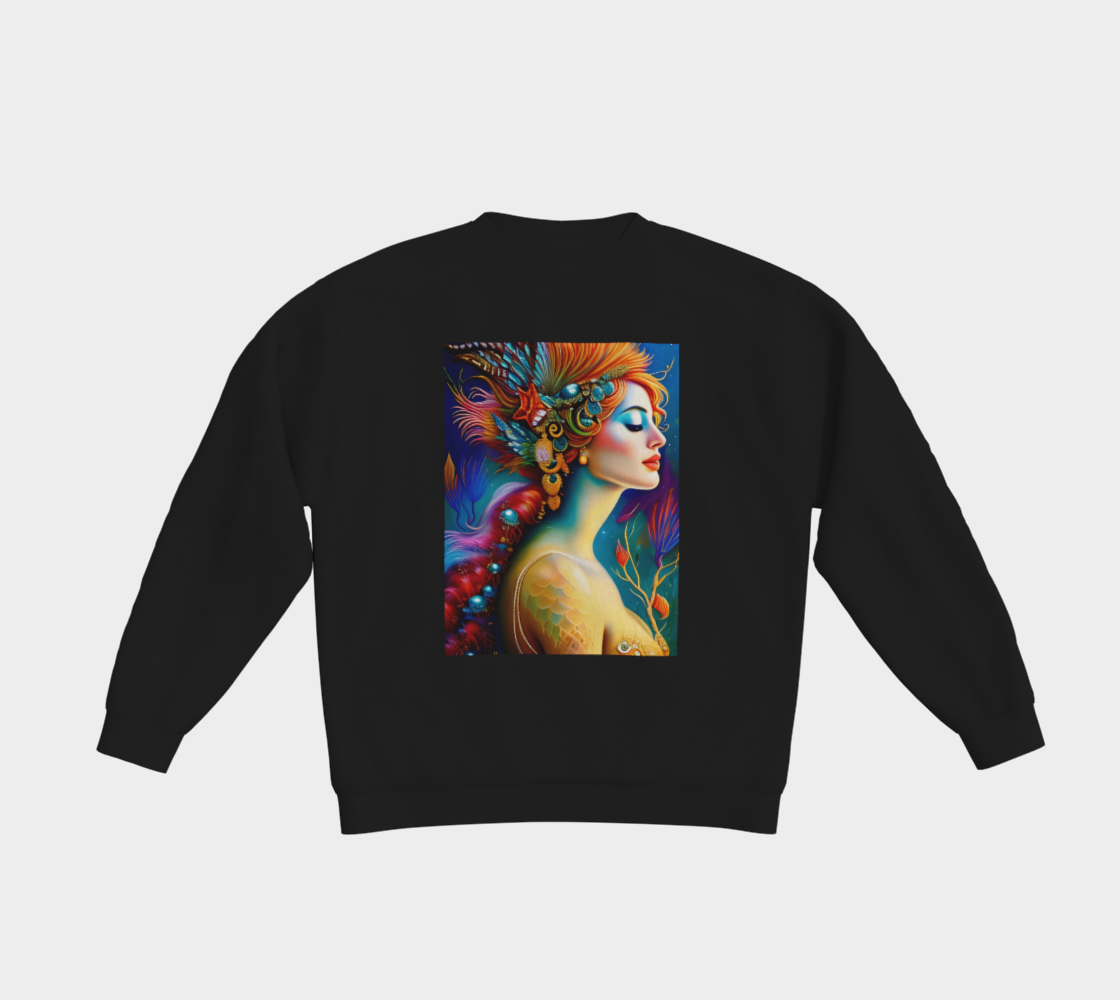 Colorful Mermaid AI Art Portrait preview